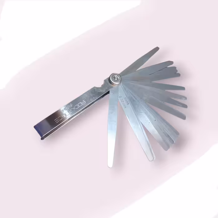 فیلر صدم دار سایز دو صدم الی 1 میلیمتر