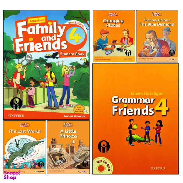 کتاب Family and Friends 4 اثر جمعی از نویسندگان انتشارات الوندپویان شش جلدی