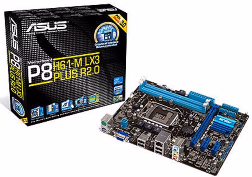 مادربرد ایسوس مدل پی8 اچ61 ام ال ایکس 3 پلاس آر 2.0