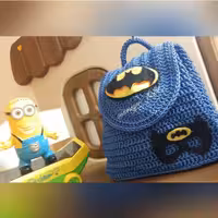 کوله پشتی بافتنی مکرومه