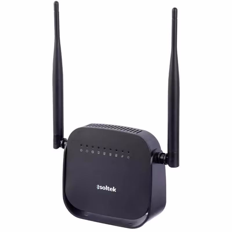 مودم روتر 2 آنتن Soltek ST-WM305N N300 ADSL2  300Mbps