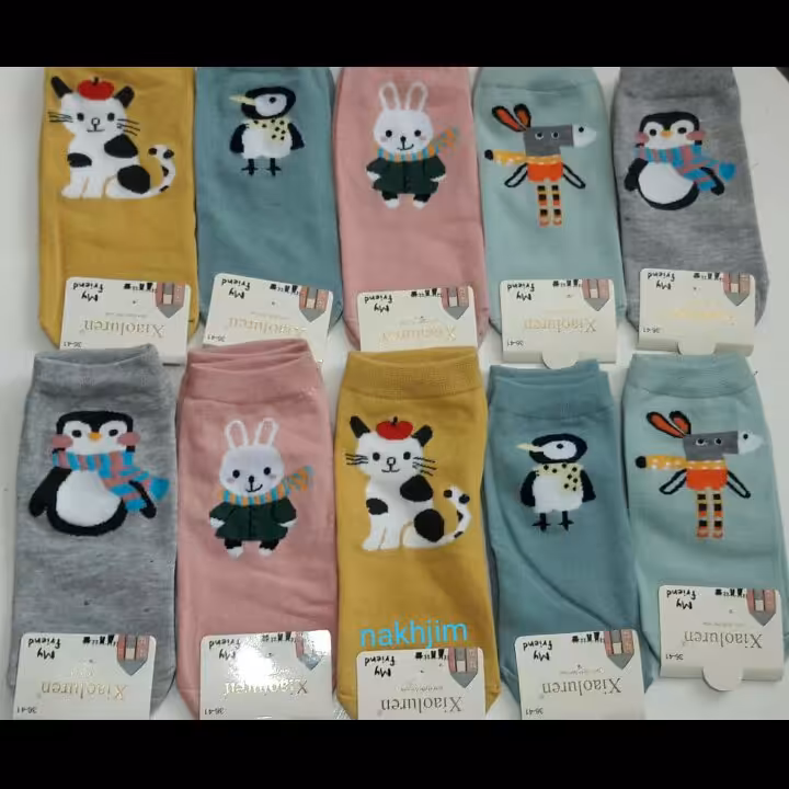 جوراب مچی طرحدار