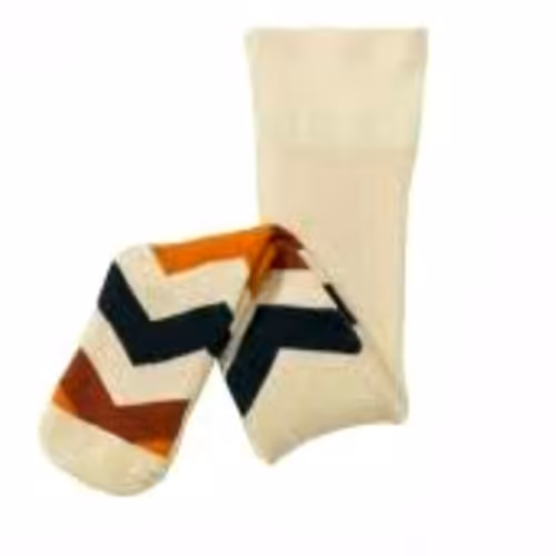 جوارب شلواری نوزادی 6 تا 12 ماه  مدل زیگزاگ برند لوپیلو المان پوشاک کودک نیکا(ارسال رایگان)