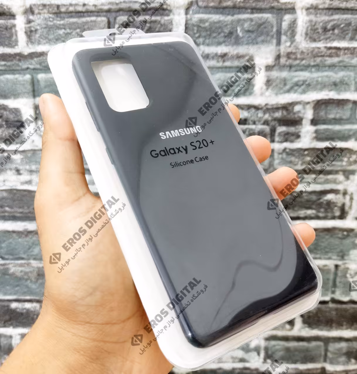 قاب سیلیکونی Galaxy S20 Plus (سیلیکون اصل) - سبز پسته ای (زیرباز)