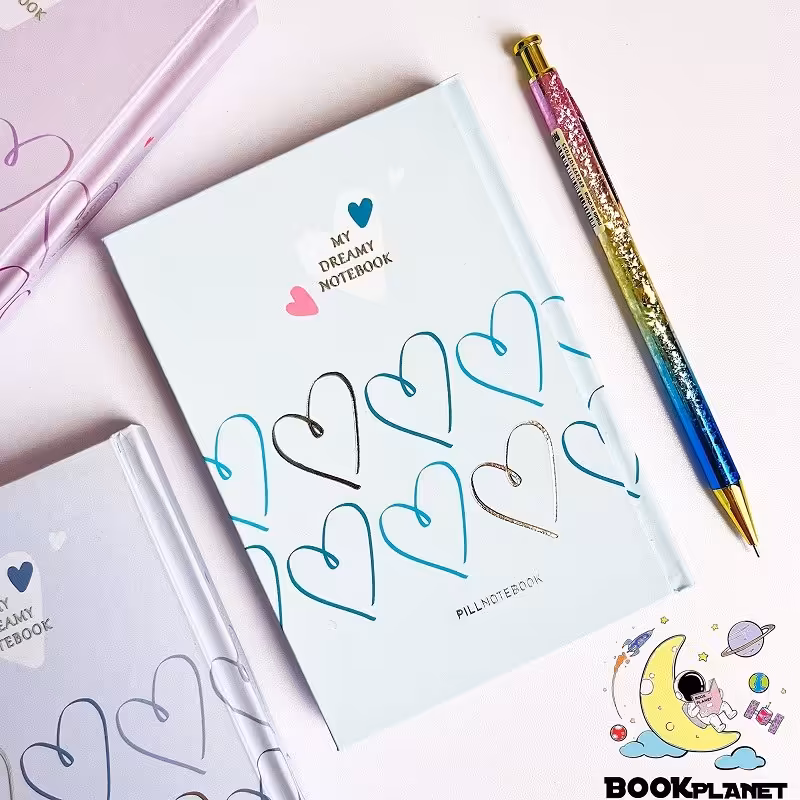 دفترچه یادداشت پیل طرح دریم رنگ سبز