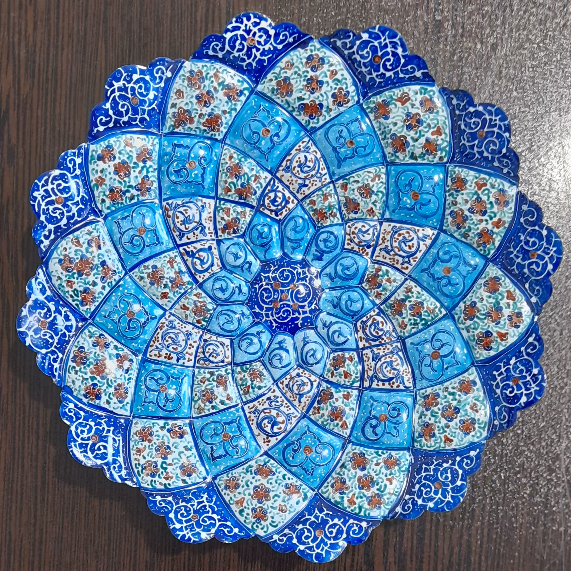 بشقاب میناکاری