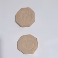 مهر نماز مخلوط به تربت کربلا شش ضلعی اندازه 4 در 4 سانت