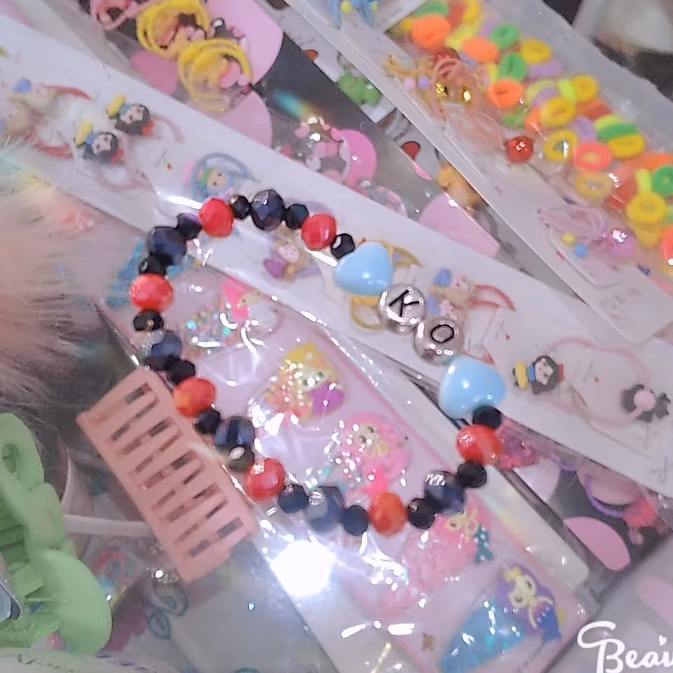 دسبند مهره سفید با کریستال 