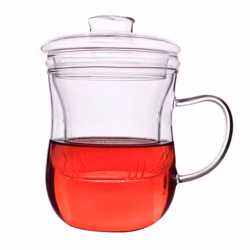 لیوان دمنوش ساز پیرکس مدل کمر باریک