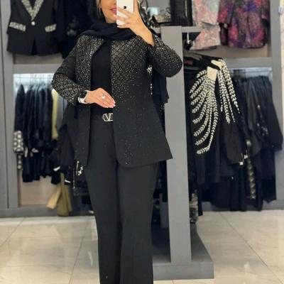 کت شلوار مجلسی زنانه مدل نگین لوزی