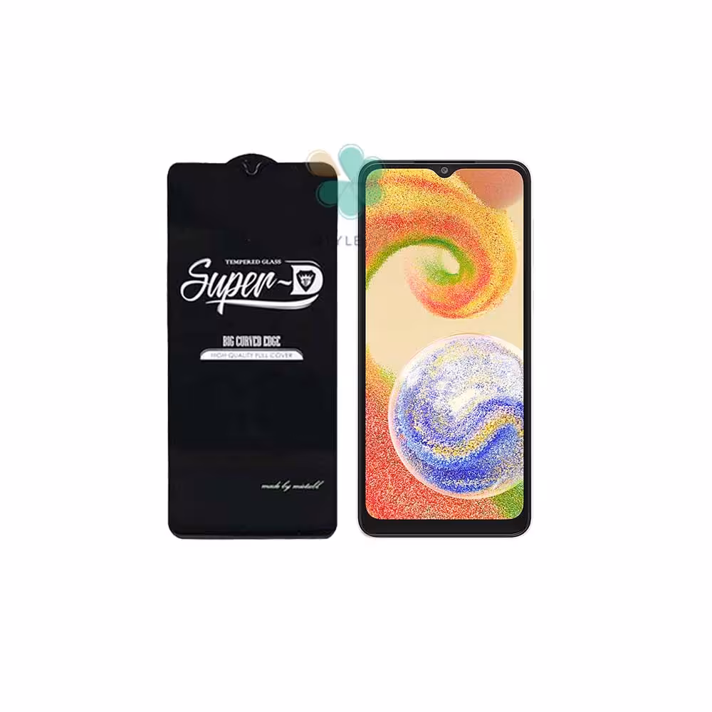 گلس گوشی سامسونگ Samsung Galaxy A04 تمام صفحه Super D