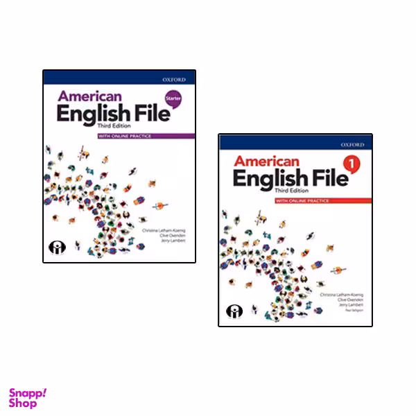 کتاب American English File Third Edition اثر جمعی از نویسندگان انتشارات الوند پویان جلد Starter و 1