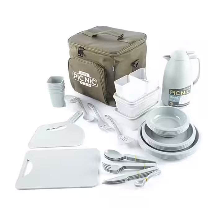 پک ظروف مسافرتی چهار نفره پیک نیک تاپکو