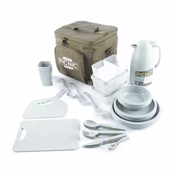 پک ظروف مسافرتی چهار نفره پیک نیک تاپکو