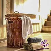 سبد رخت بافت طرح شمشاد زیبا