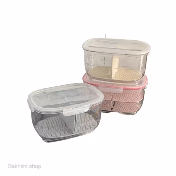 باکس بزرگ میوه لیمون شیشه ای