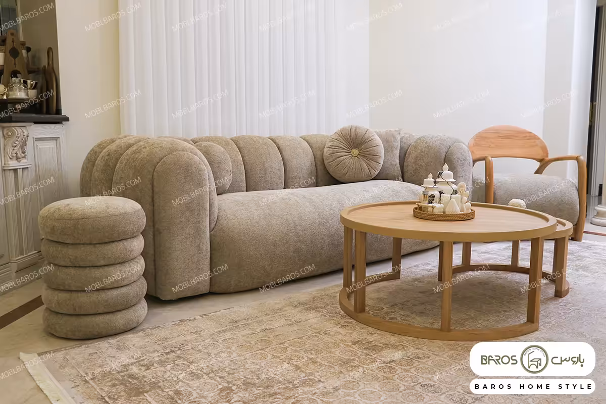 مبل راحتی 5 نفره جدید ژاکلین کد 2