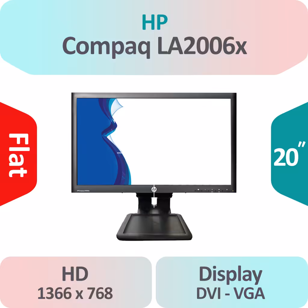 مانیتور استوک HP Compaq LA2006x سایز 20 اینچ