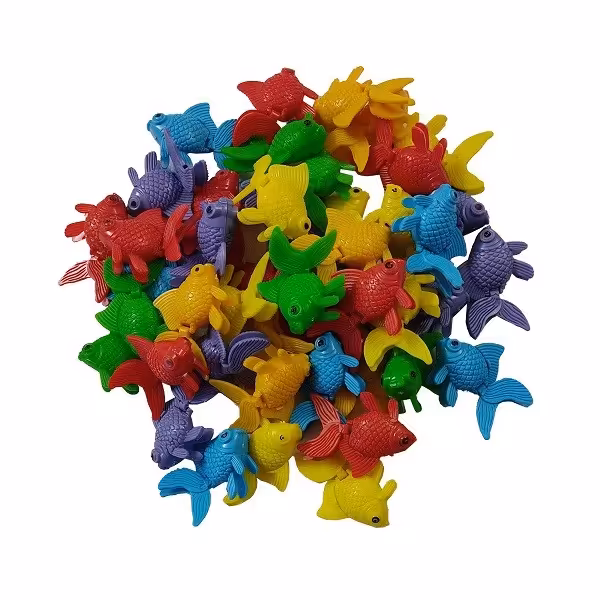 ابزار تزیین کیک به گز مدل ماهی دم متحرک مجموعه 50 عددی