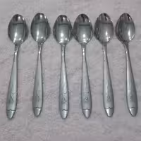 قاشق مربا خوری شیش عددی  قاشق چای خوری قاشق کوچک