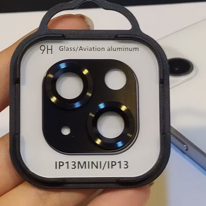 محافظ لنز دوربین مدل 9H مناسب برای گوشی موبایل اپل iphone 13  13 mini