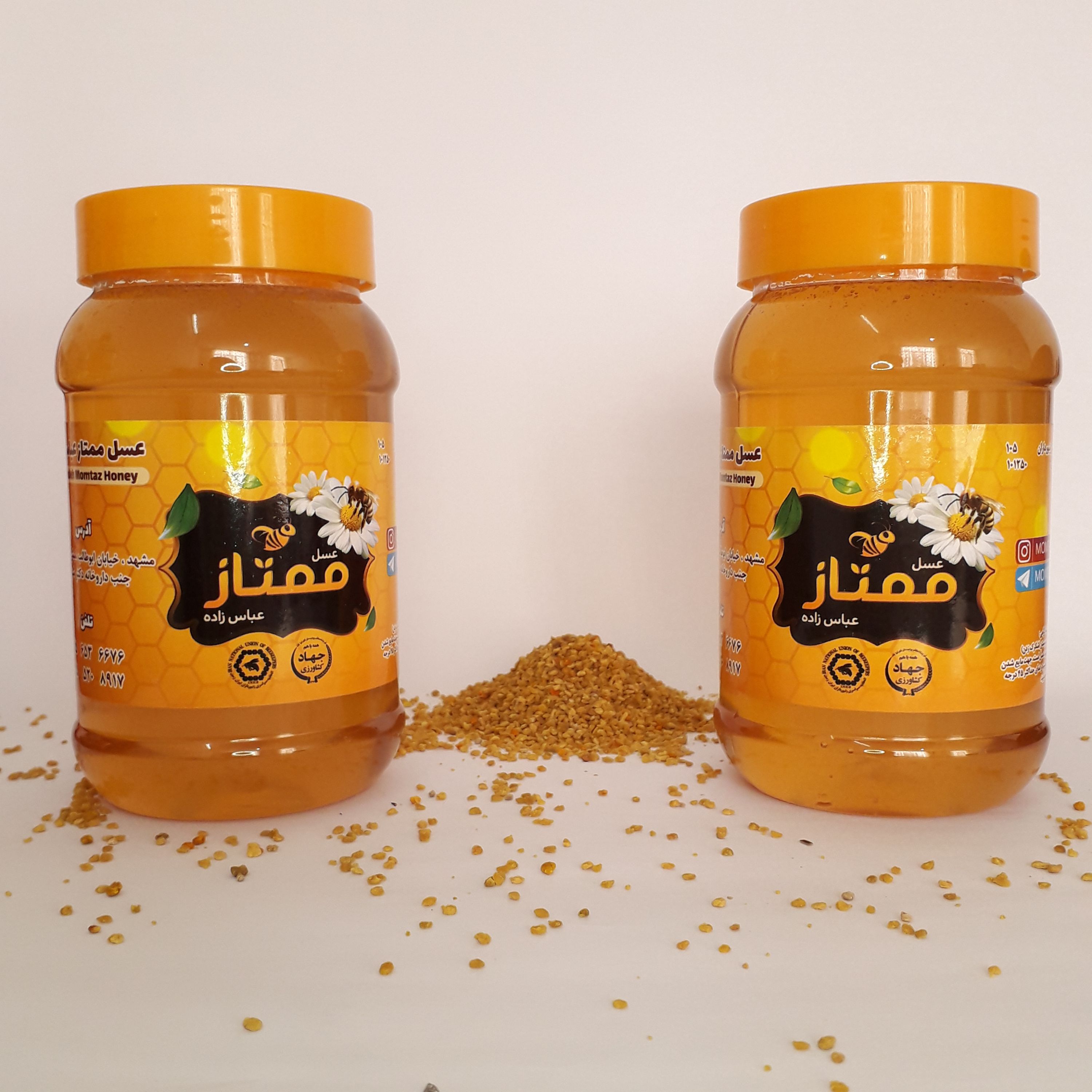 پک دو عددی عسل طبیعی گون - 2000 گرم
