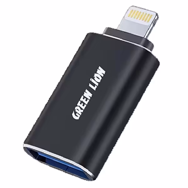 تبدیل USB به لایتنینگ گرین لاین مدل GNLOTGBK