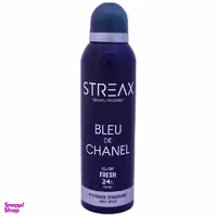 اسپری خوشبو کننده بدن مردانه استریکس (Streax) مدل Bleu De Chanel کد Bch08 حجم 200 میلی لیتر