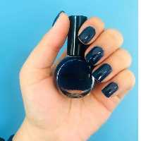 لاک ناخن نکلاسی رنگ سرمه ای کد 29(رزابیوتی)