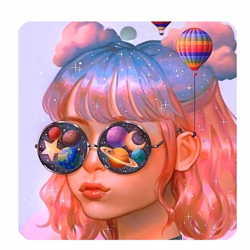 آینه دخترانه فانتزی با قیمت مناسب و کیفیت عالی مناسب هدیه دادن