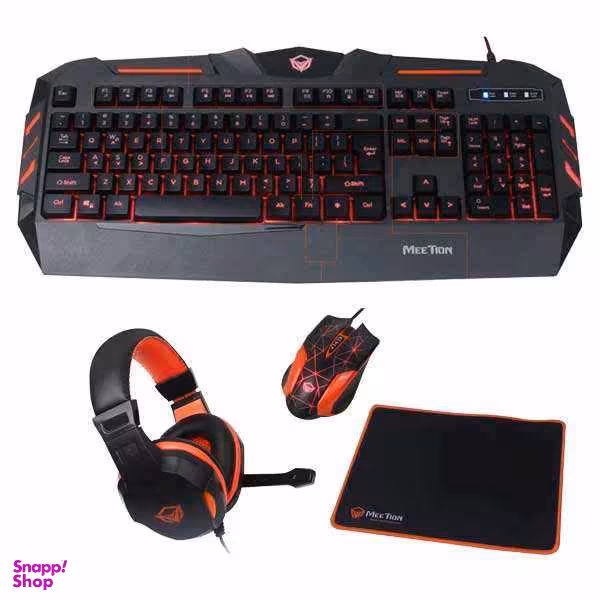 کیبورد میشن مدل C500-B + هدست و ماوس و ماوس پد