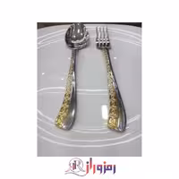 سرویس قاشق و چنگال  24 نفره 120 پارچه یونیک مدل ورساج نیمه طلایی