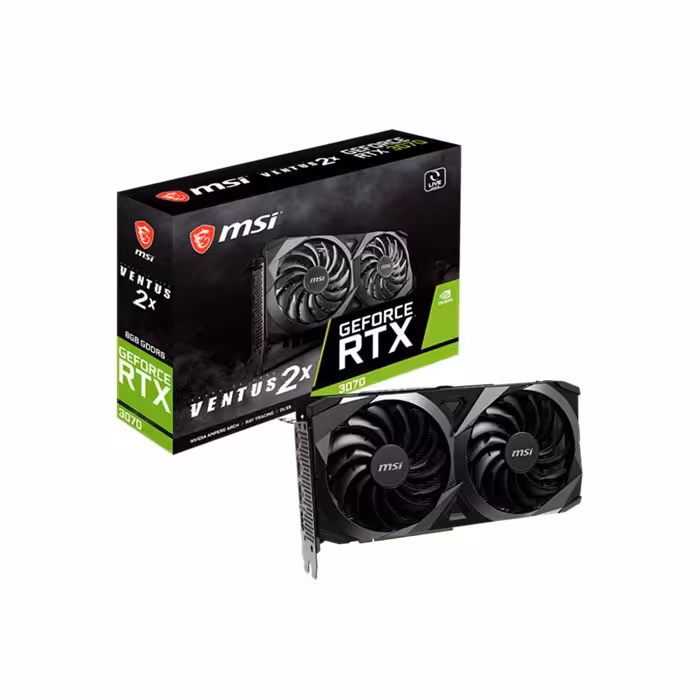 کارت گرافیک ام اس آی GeForce RTX 3070 VENTUS 2X 8G LHR