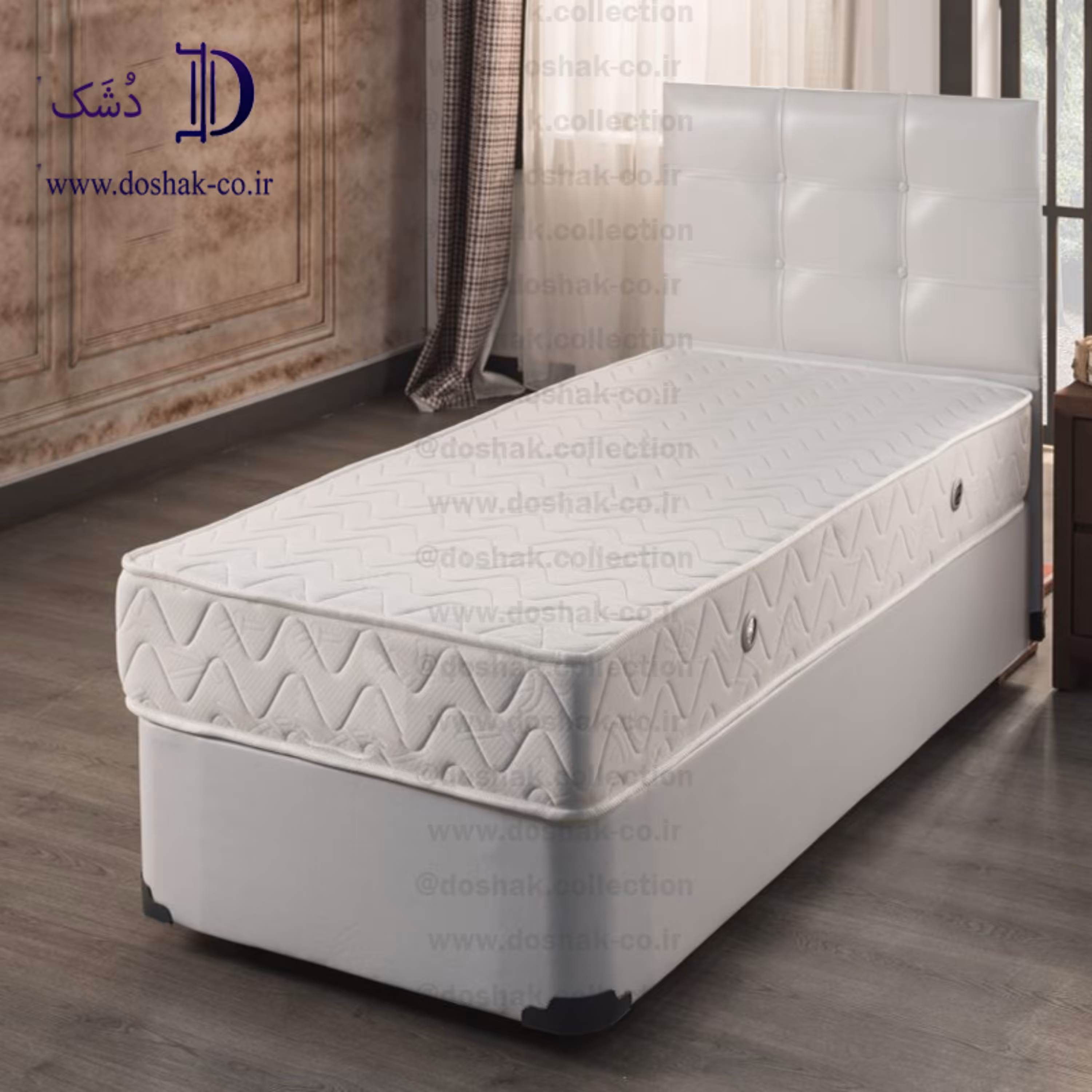 تشک رویال اصل یک نفره مدل رست 8سال ضمانت