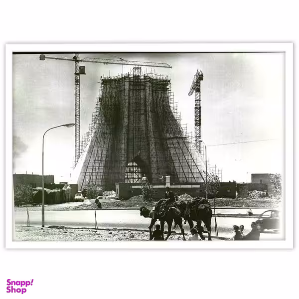 تابلو بکلیت طرح بافت تاریخی تهران قدیم میدان آزادی مدل W-10210