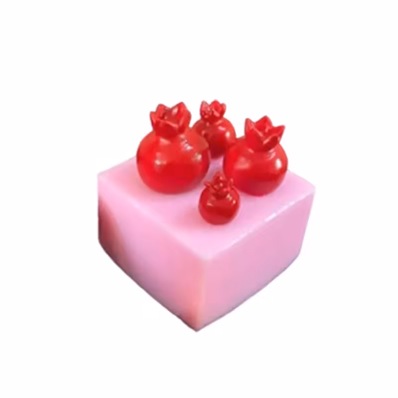 قالب سیلیکونی 4 عددی رزین طرح انار