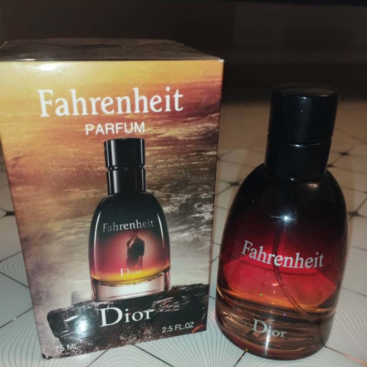 ادکلن دیور فارنهایت Dior Fahrenheit (75میل)