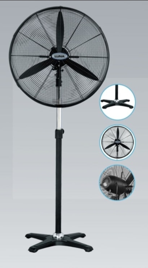پنکه ایستاده صنعتی 1400دور 30اینچ قطر80 وارداتی لونا
