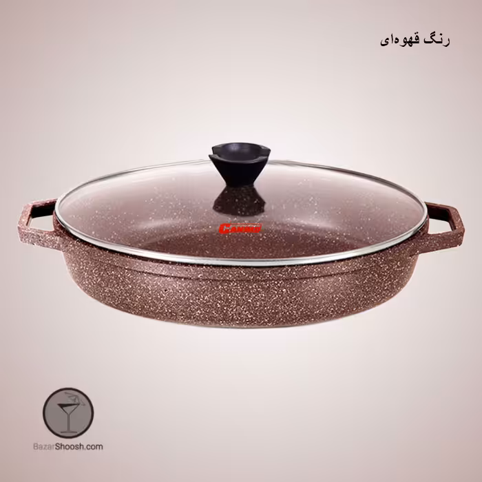 تابه بیضی سایز 33 کاندید مدل سیلور