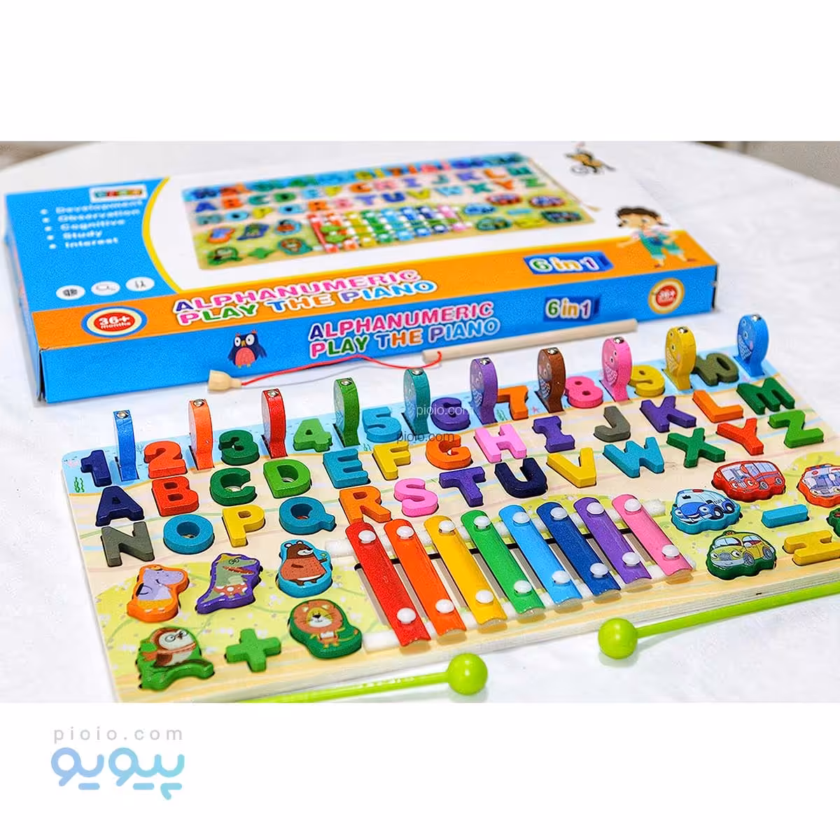 بازی آموزشی مونته سوری تخته چند کاره آیتم FL 422