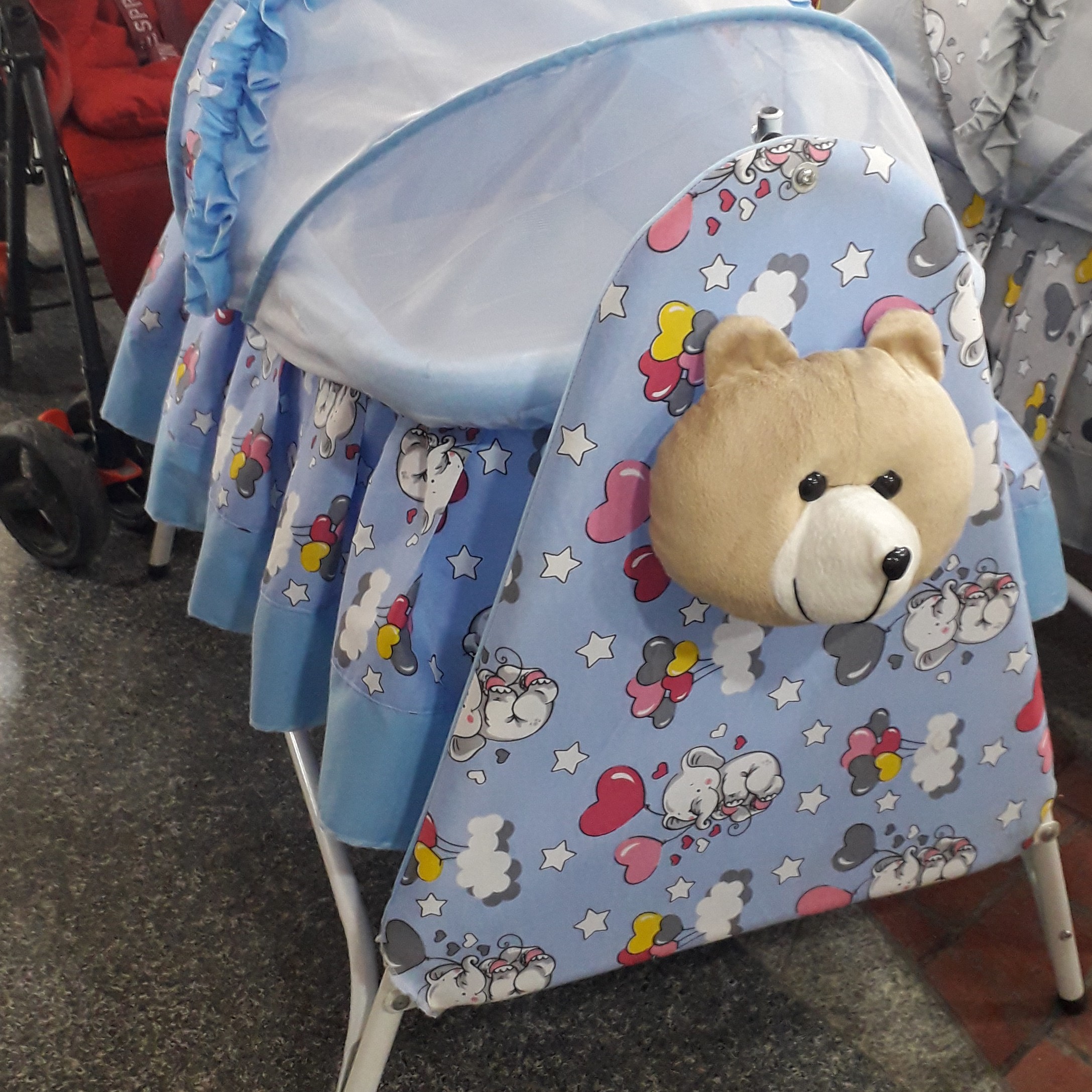 گهواره نوزاد خرسی زمرددر 4رنگ