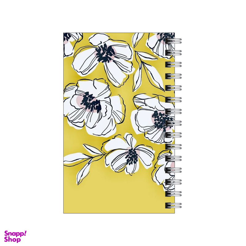 دفترچه یادداشت 60 برگ مدل To Do List طرح پترن گل ها کد 7873781