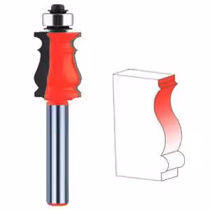 تیغ فرز پروفیل دامار  مدل DM861903FC                     سایز شفت 8