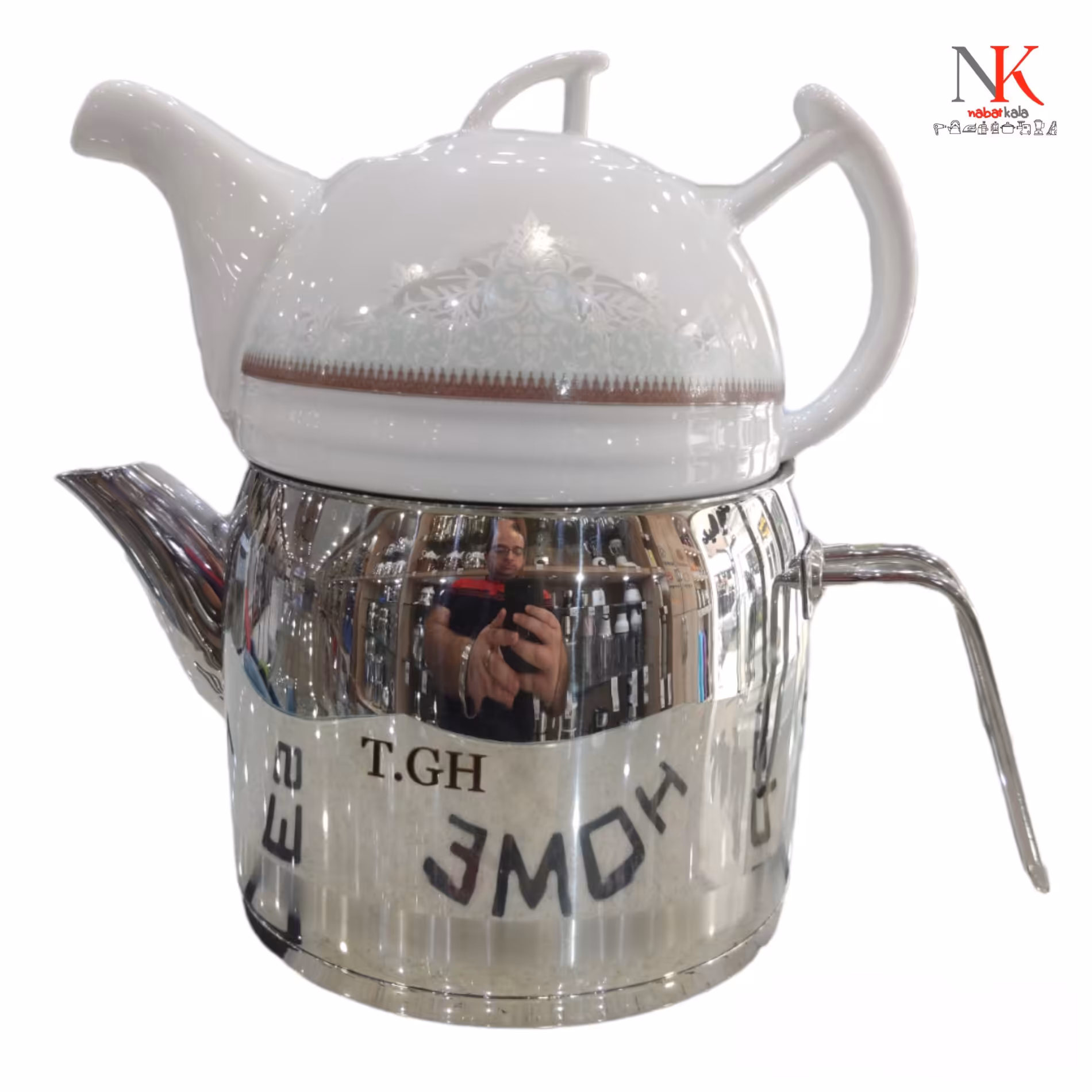 کتری قوری لوله دار قیطاسی 20200