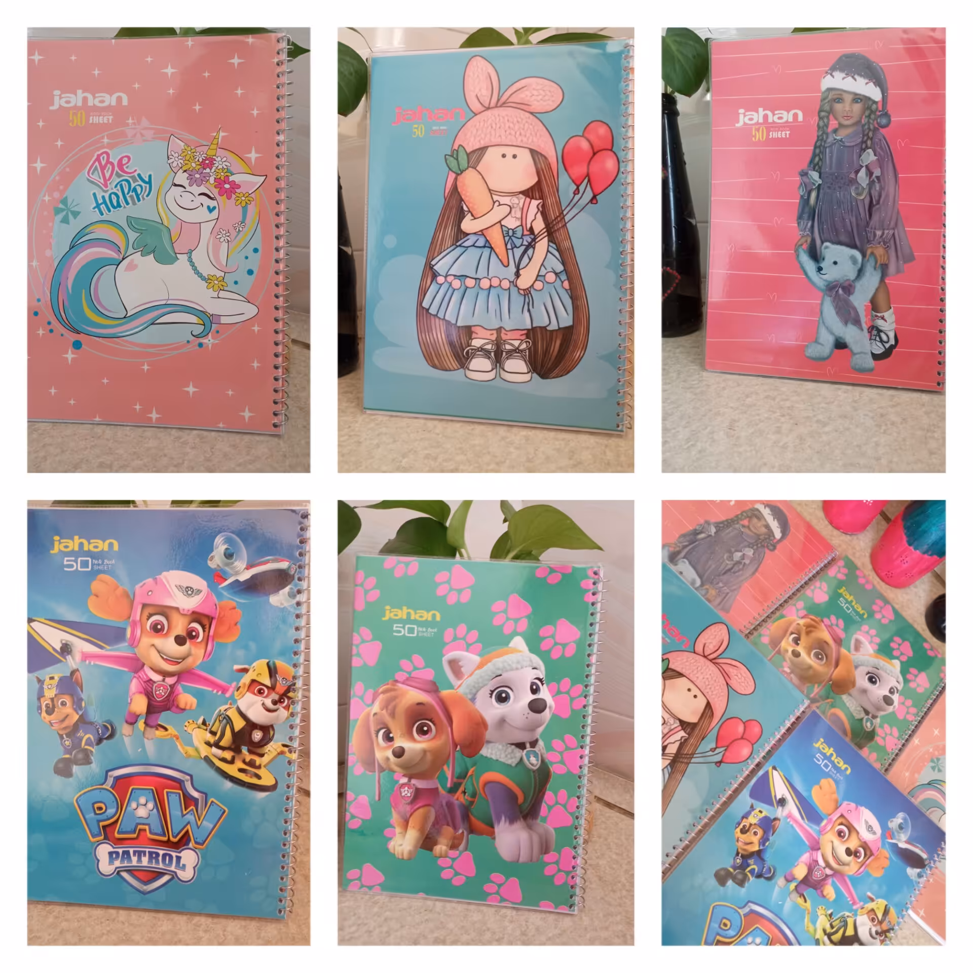 دفتر فانتزی طرح دخترانه و پسرانه 