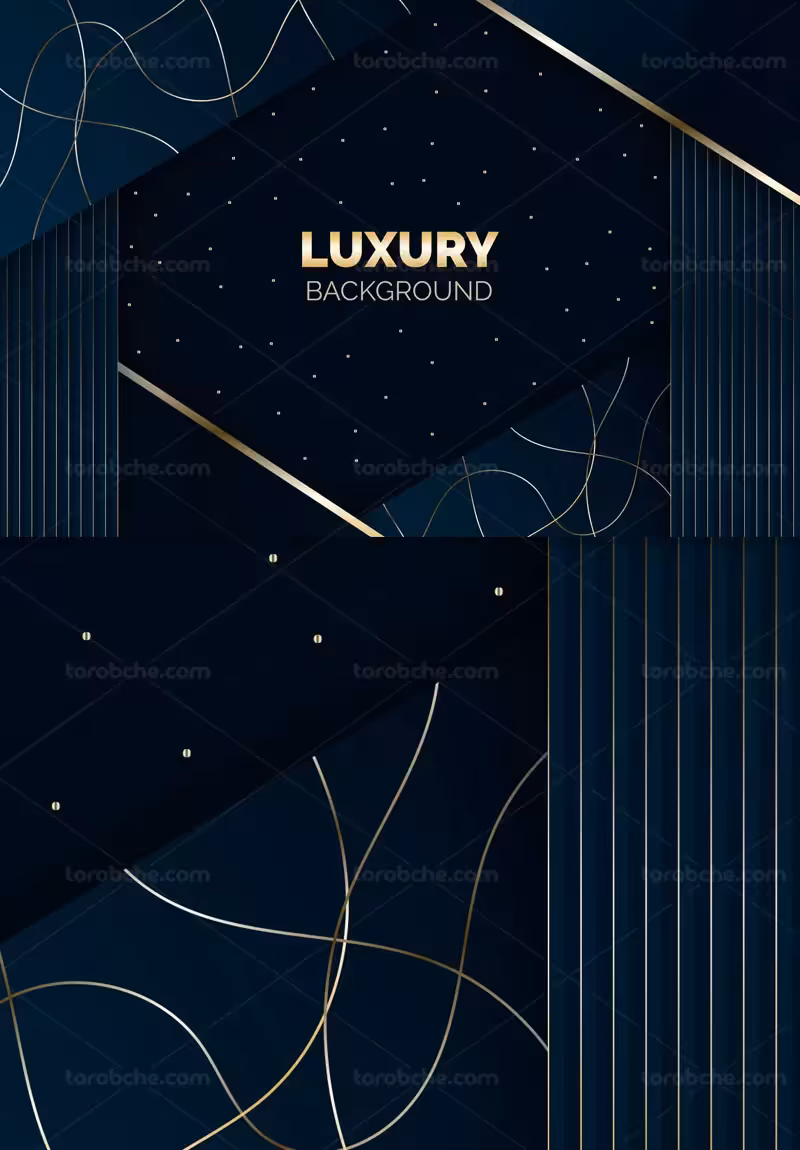 وکتور بکگراند لوکس مشکی طلایی | گرافیک با طعم تربچه