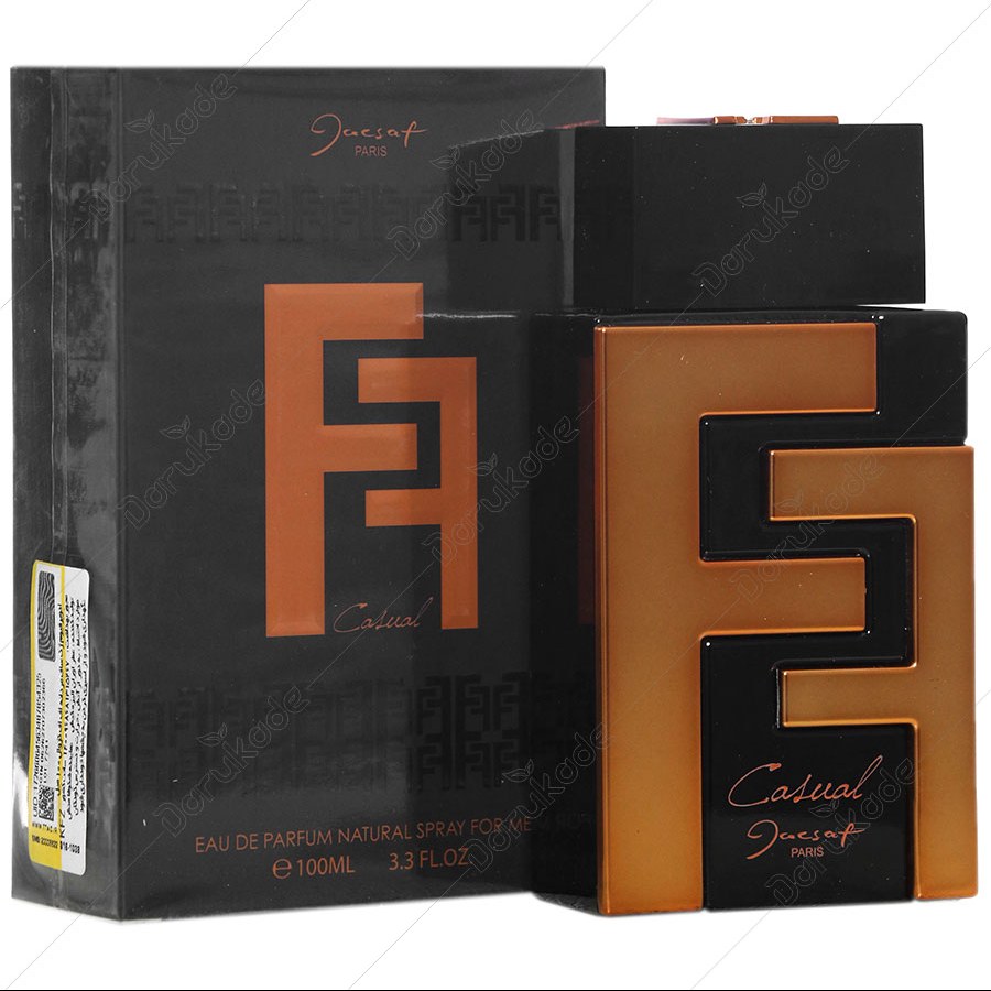 ادکلن مردانه اف اف کژوال ff casual برند ژک ساف حجم 100ml