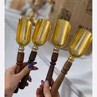 قاشق آجیل دسته چوبی | amazonchi