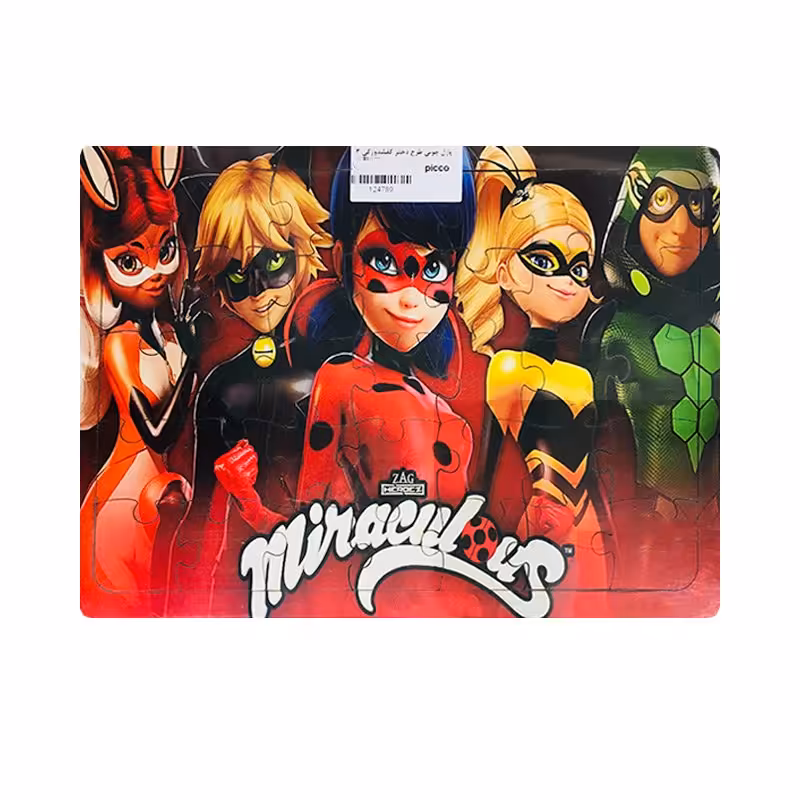 دختر کفشدوزکی پازل چوبی 3