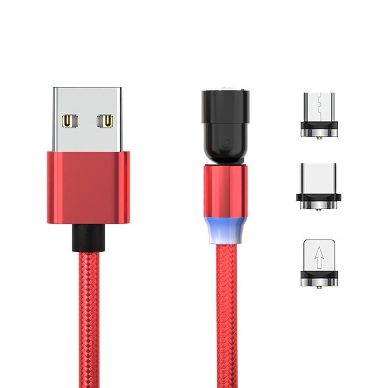 کابل تبدیل USB به MicroUSB / USB-C / لایتنینگ مدل 540 طول 2 متر